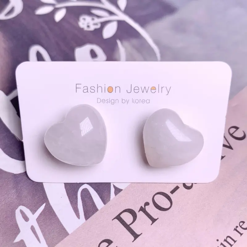 hot sale 925 silver earrings, new heart earrings