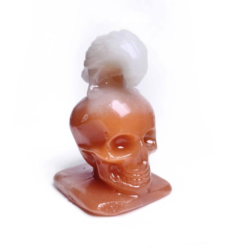 Hot Selling Glow-in-the-Dark Resin Raven and Skull