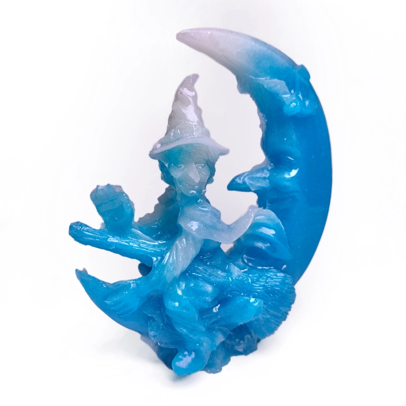 Hot Selling Glow-in-the-Dark Resin witch