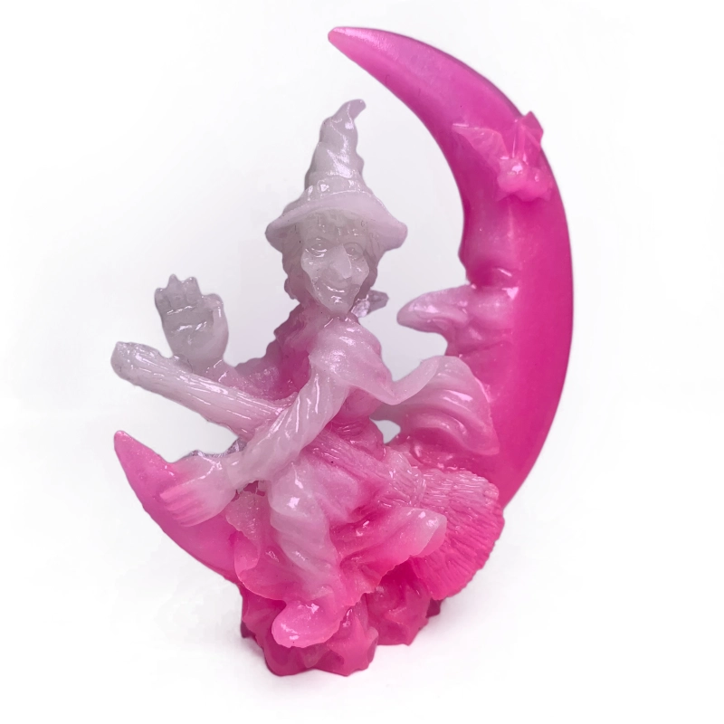 Hot Selling Glow-in-the-Dark Resin witch