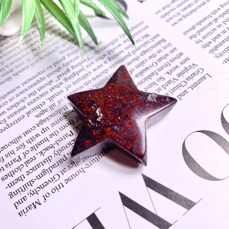 Hot selling star carving pieces power stone