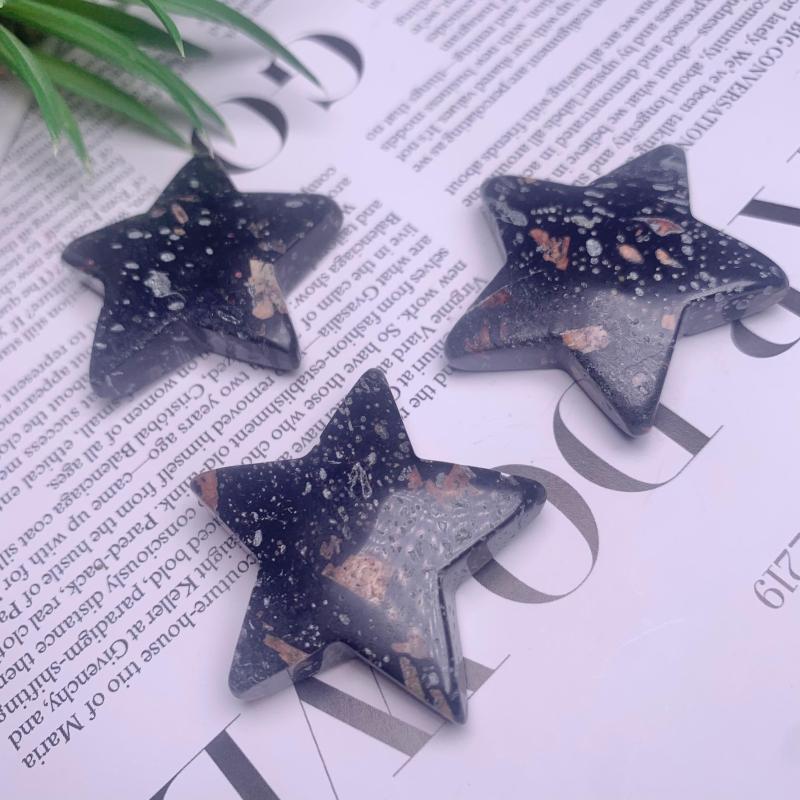 Hot selling star carving pieces power stone