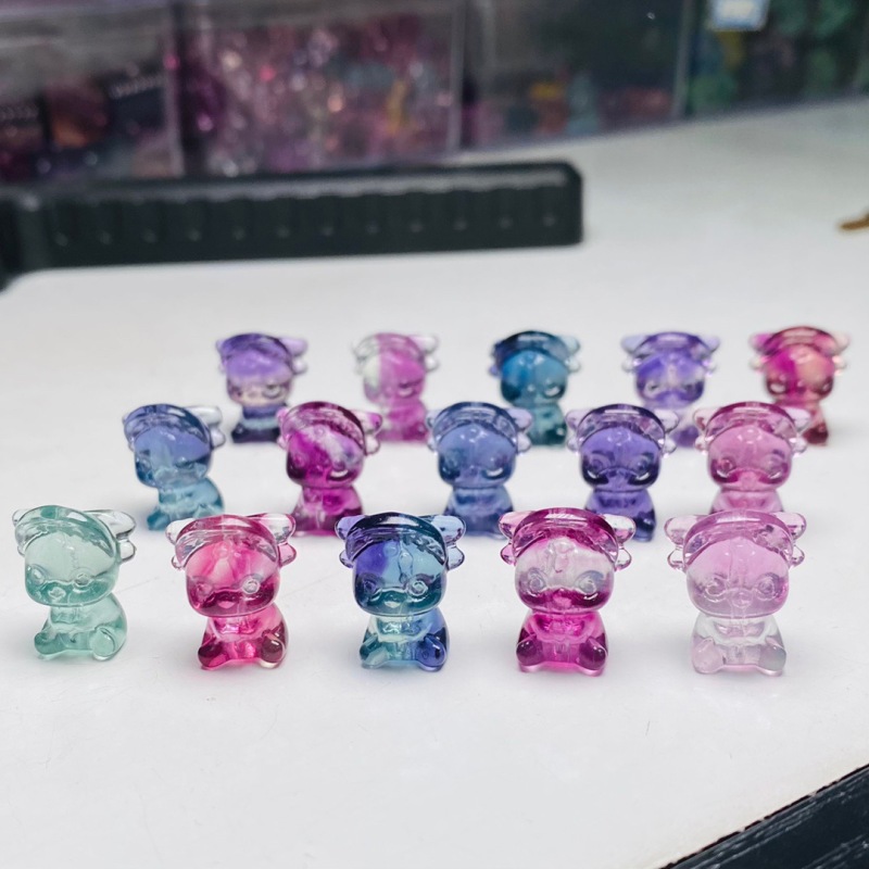 🔥🔥Christmas Fluorite Christmas Deer🦌 Size 16x13💰🉐️2$each large quantity is preferred)