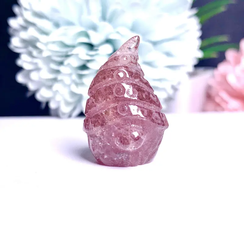 Hot sale natural crystal material carving goblin