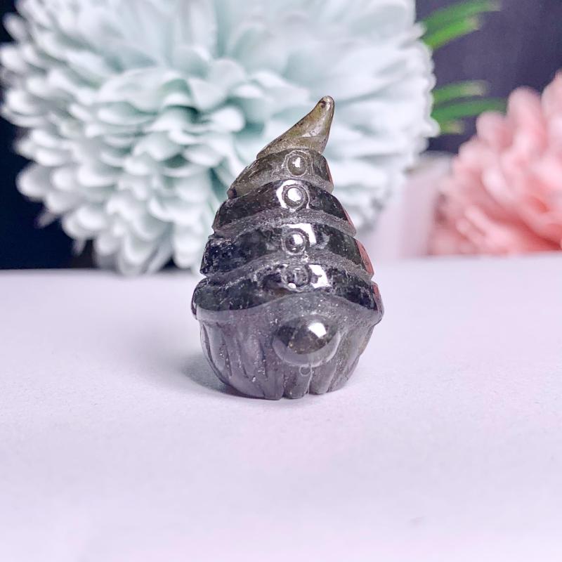 Hot sale natural crystal material carving goblin