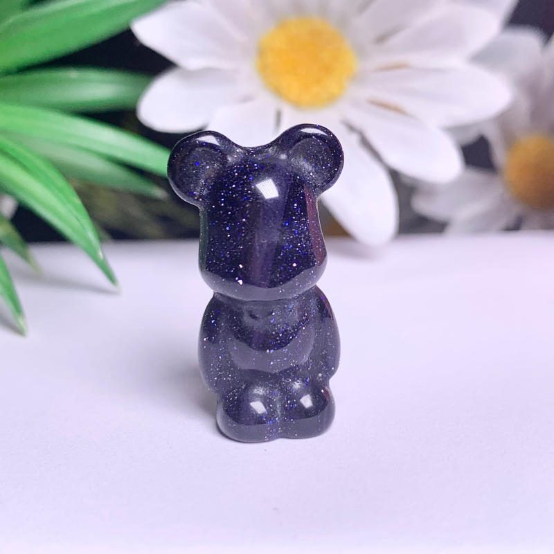 Hot selling crystal, jade carving violent bear