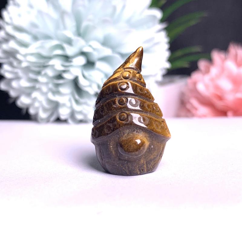 Hot sale natural crystal material carving goblin