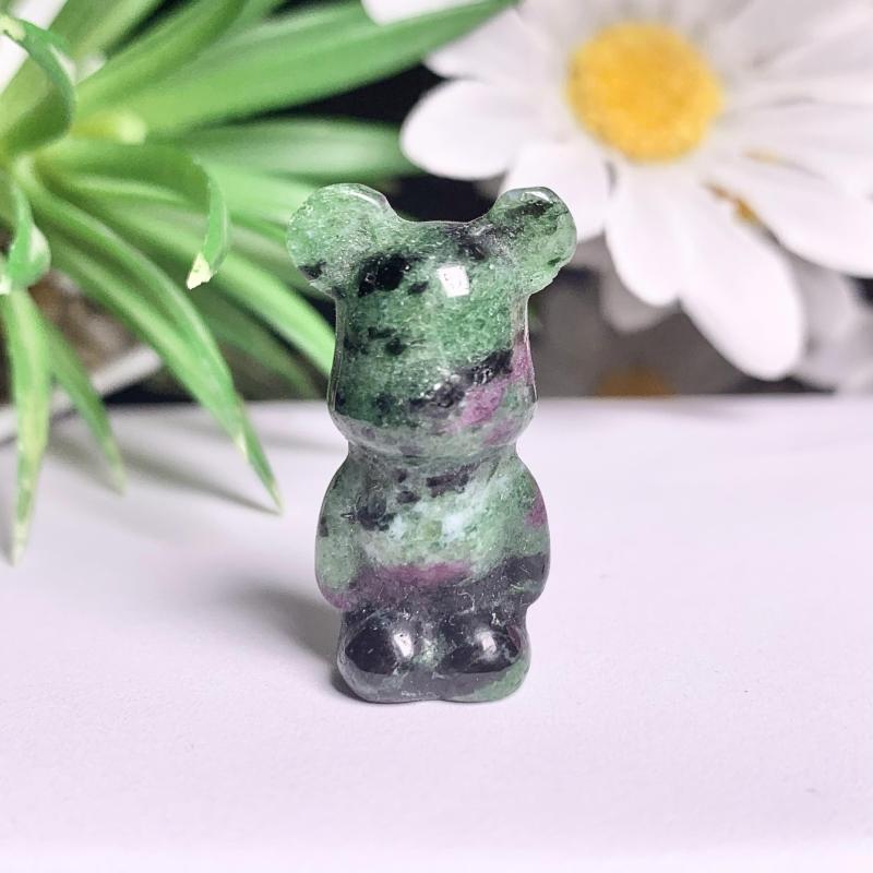 Hot selling crystal, jade carving violent bear