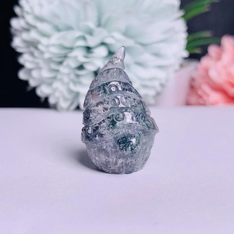 Hot sale natural crystal material carving goblin