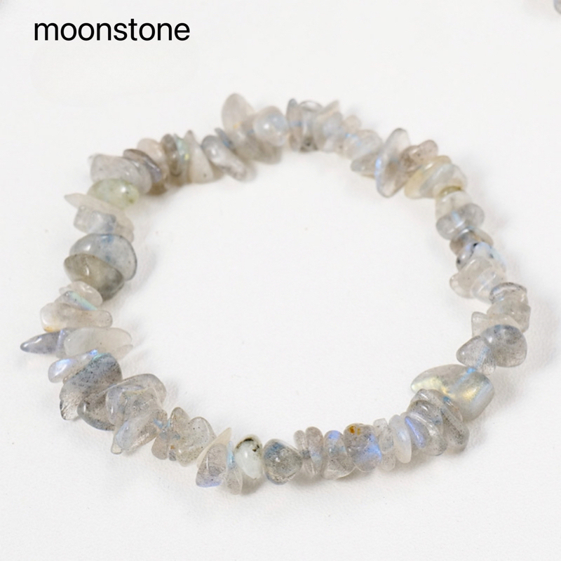 Hot selling natural crystal irregular chip bracelet