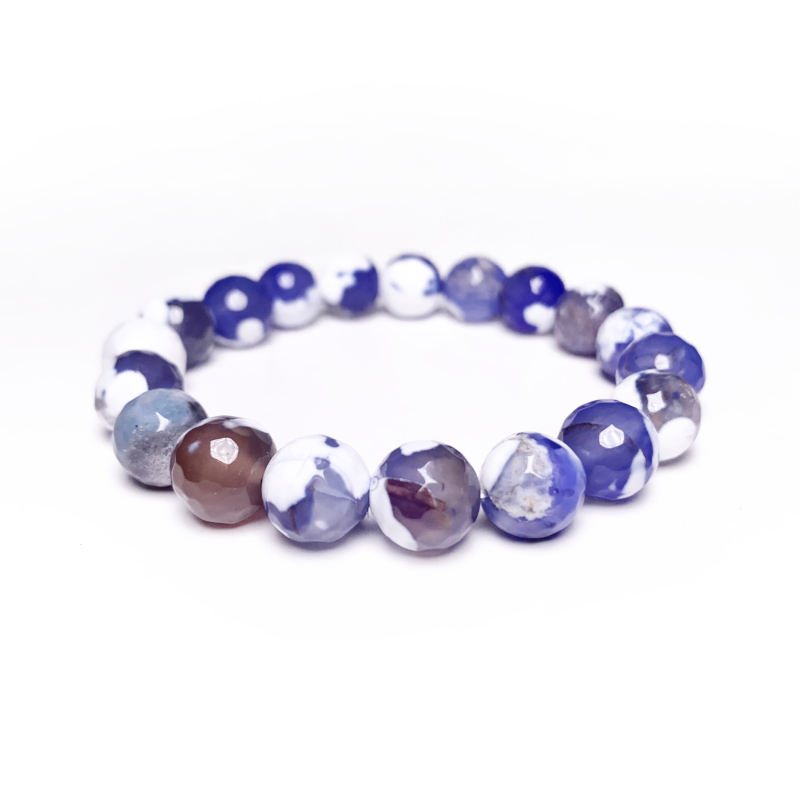 Hot selling new colorful agate bracelets, weathered agate bracelets