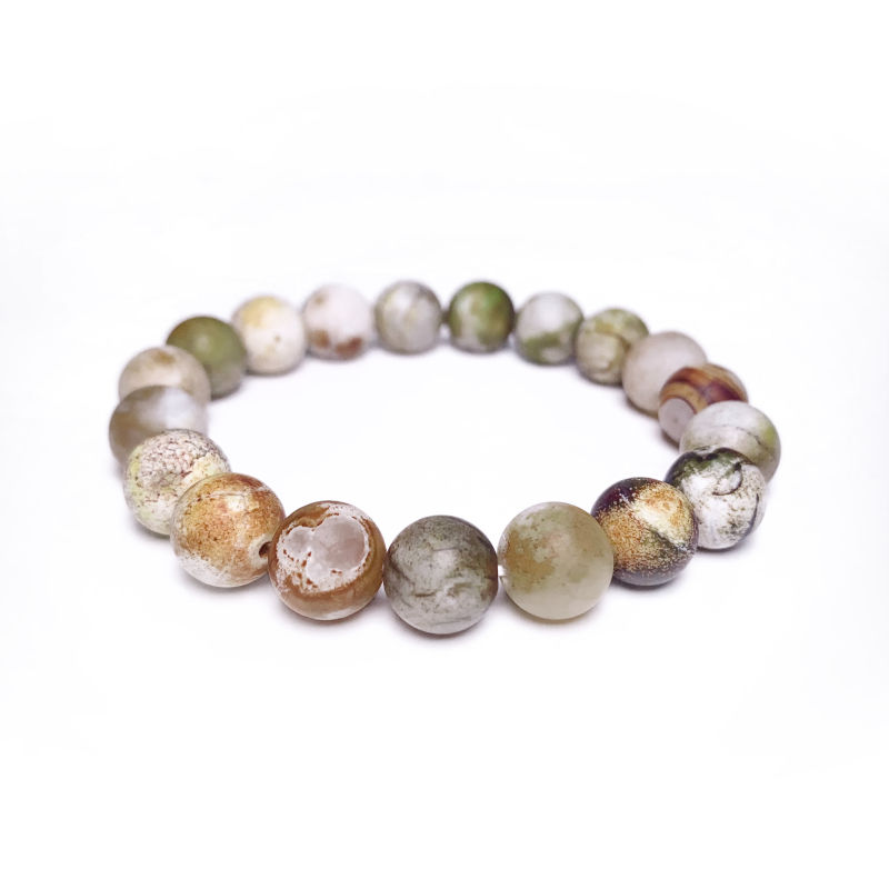 Hot selling new colorful agate bracelets, weathered agate bracelets