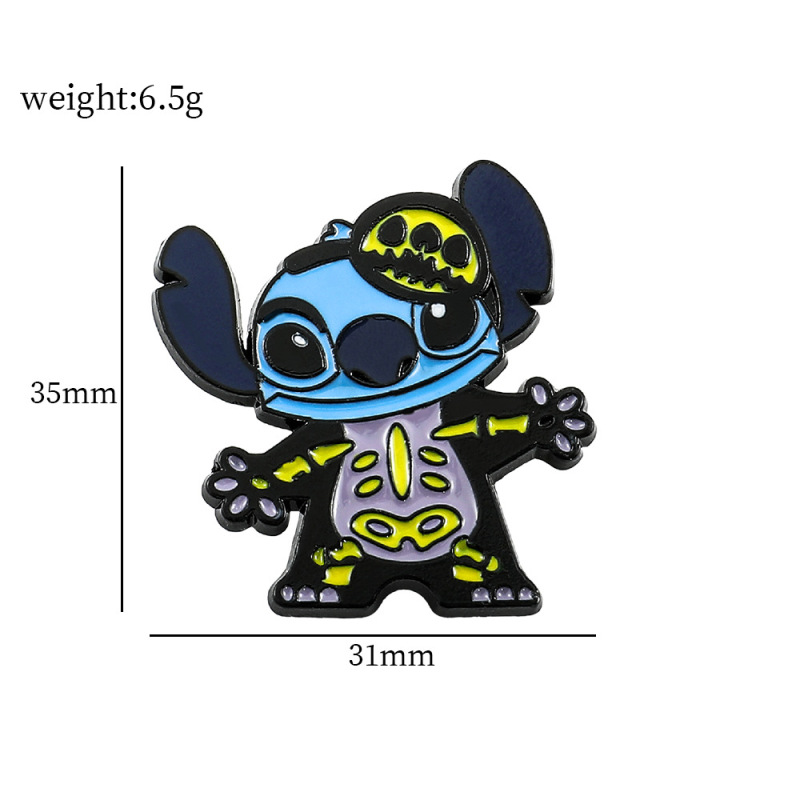 Interstellar baby cartoon Stitch brooch cartoon cute zinc alloy brooch metal badge