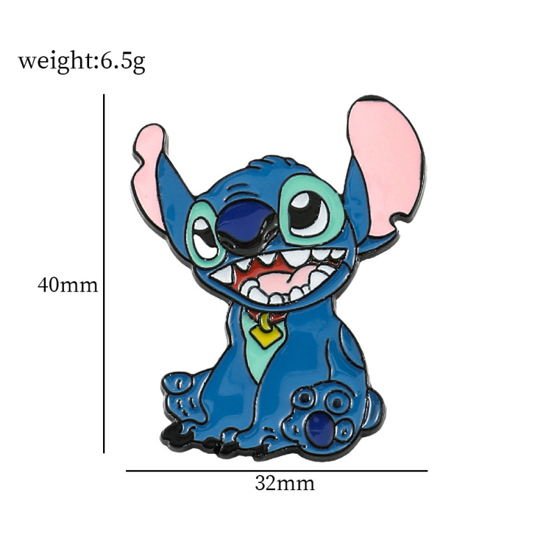 Interstellar baby cartoon Stitch brooch cartoon cute zinc alloy brooch metal badge