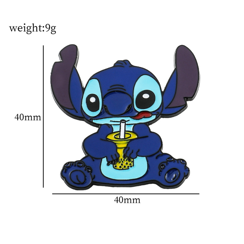 Interstellar baby cartoon Stitch brooch cartoon cute zinc alloy brooch metal badge