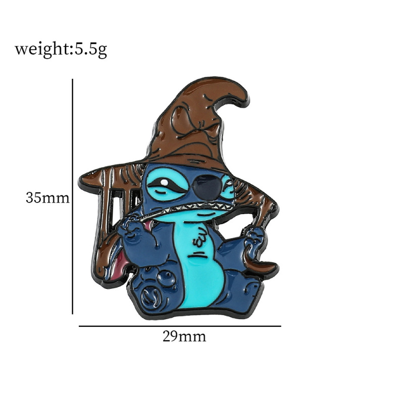 Interstellar baby cartoon Stitch brooch cartoon cute zinc alloy brooch metal badge