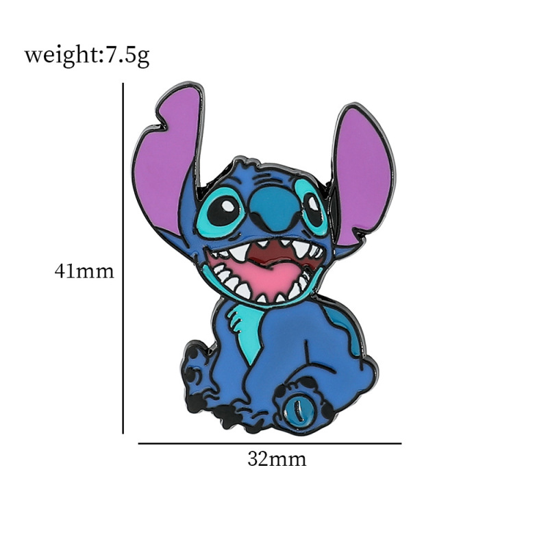 Interstellar baby cartoon Stitch brooch cartoon cute zinc alloy brooch metal badge