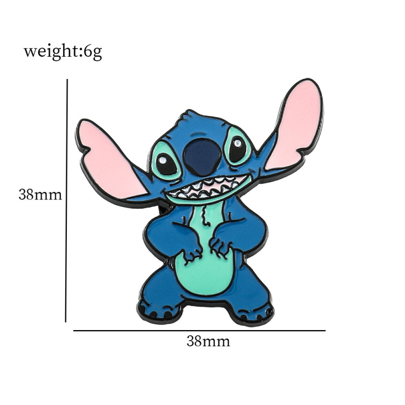 Interstellar baby cartoon Stitch brooch cartoon cute zinc alloy brooch metal badge