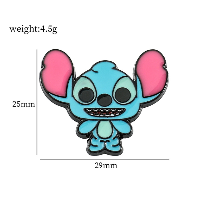 Interstellar baby cartoon Stitch brooch cartoon cute zinc alloy brooch metal badge