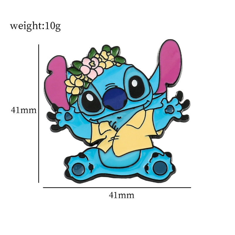 Interstellar baby cartoon Stitch brooch cartoon cute zinc alloy brooch metal badge