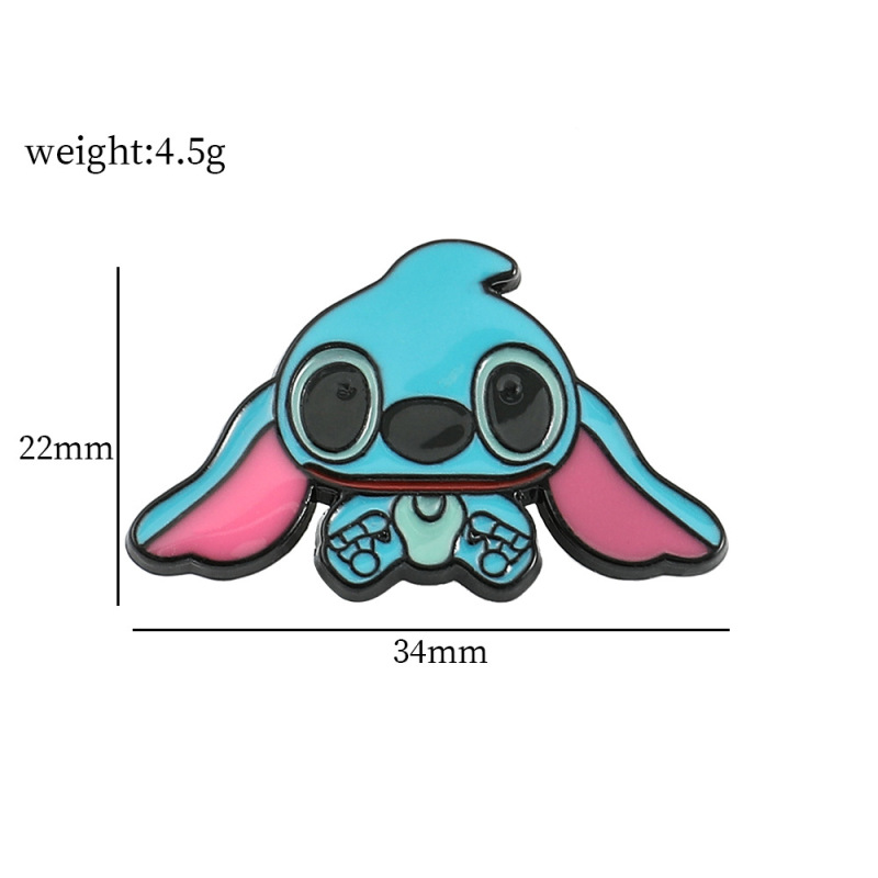 Interstellar baby cartoon Stitch brooch cartoon cute zinc alloy brooch metal badge