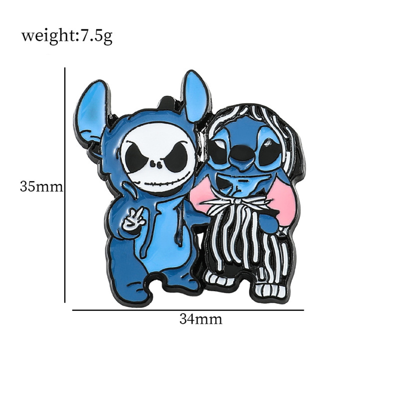 Interstellar baby cartoon Stitch brooch cartoon cute zinc alloy brooch metal badge