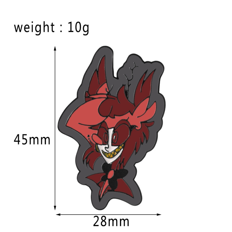 Cartoon Animation Periphery Sislater Clown HazbinHotel Hell Demon Inn Brooch Enamel Brooch