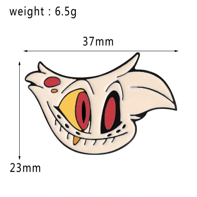 Cartoon Animation Periphery Sislater Clown HazbinHotel Hell Demon Inn Brooch Enamel Brooch