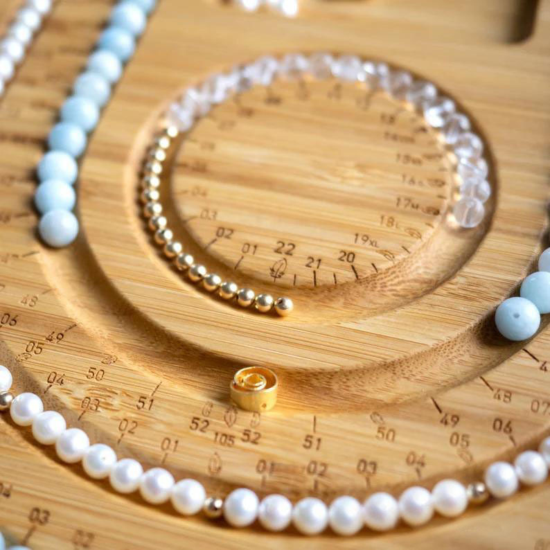 Bamboo Beading Board Tray Jewelry Bracelet Wooden Beading Board Design Beading Board Tray