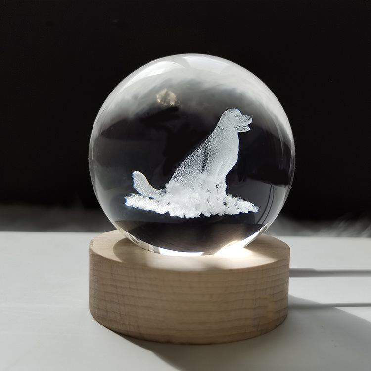 Zodiac Creative Crystal Sphere Home Office Decoration Ornament