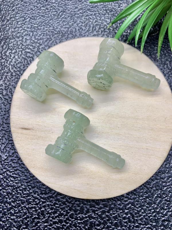Natural crystal ornaments healing hammer collection can be used as pendants unisex Feng Shui