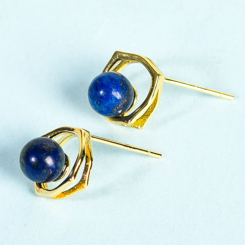 Wholesale Natural Crystal fashion jewelry earrings set stainless steel earrings Healing
