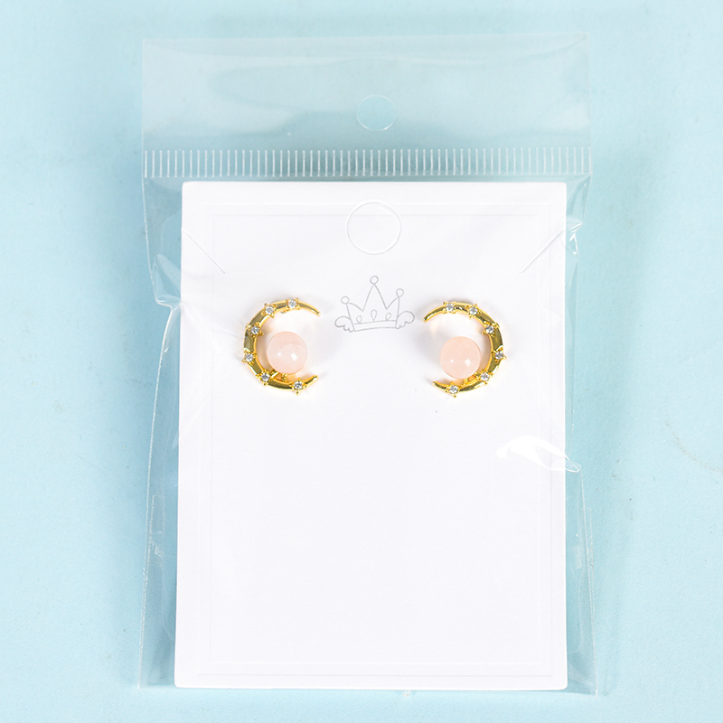 Wholesale Natural Crystal fashion jewelry earrings stainless steel earrings Healing