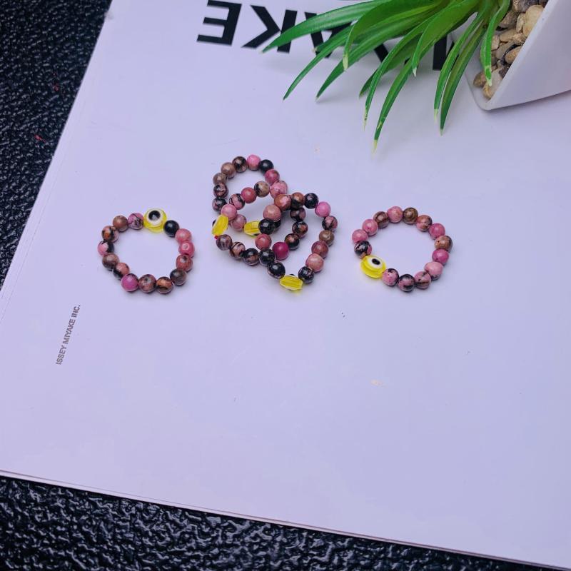 Factory Wholesale Natural Crystal evil eyes Fashion Jewelry Rings Exquisite Jewelry Rings Healing Gifts