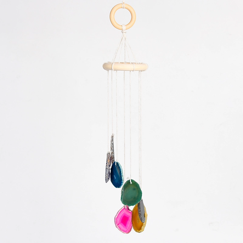 Factory Wholesale Natural Crystal Agate Wind Chime Pendant Home Furnishing Gifts