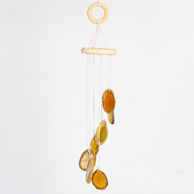 Factory Wholesale Natural Crystal Agate Wind Chime Pendant Home Furnishing Gifts