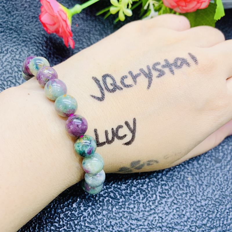 Factory wholesale natural crystal ruby boutique woman bracelet fashion ladies bracelet healing fashion jewelry bracelet