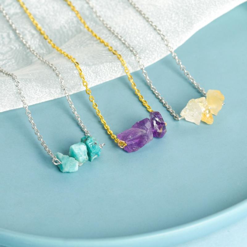 Factory wholesale natural crystal fashion jewelry pendants man pendant healing gift jewelry woman necklace