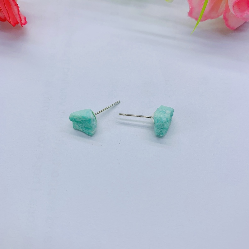 Wholesale Natural Crystal fashion jewelry earrings stainless steel earrings Healing Women's Earrings Jewelry Latest Girl Earrings