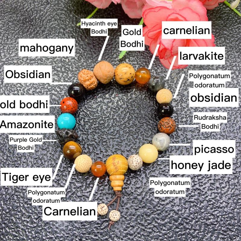 Factory wholesale natural Bodhi boutique woman bracelet fashion ladies bracelet healing