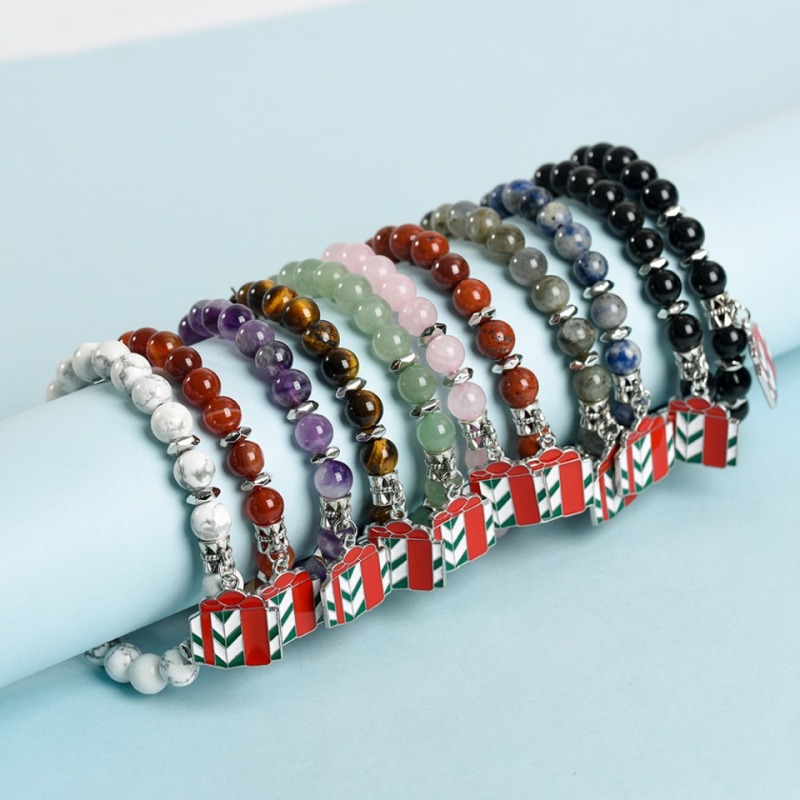 Christmas Factory wholesale natural crystal boutique woman bracelet fashion ladies bracelet healing