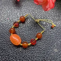 Red Jade Turtle Shell+Red Agate