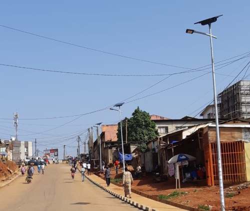 Solar Street Lighting Project in Cameroon