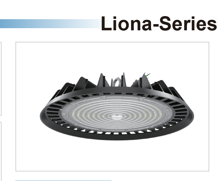 Data Sheet for Liona Series High Bay Lights