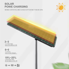 Prisma Series Integrated All In One LED Solar Street Light with IP65 Waterproof