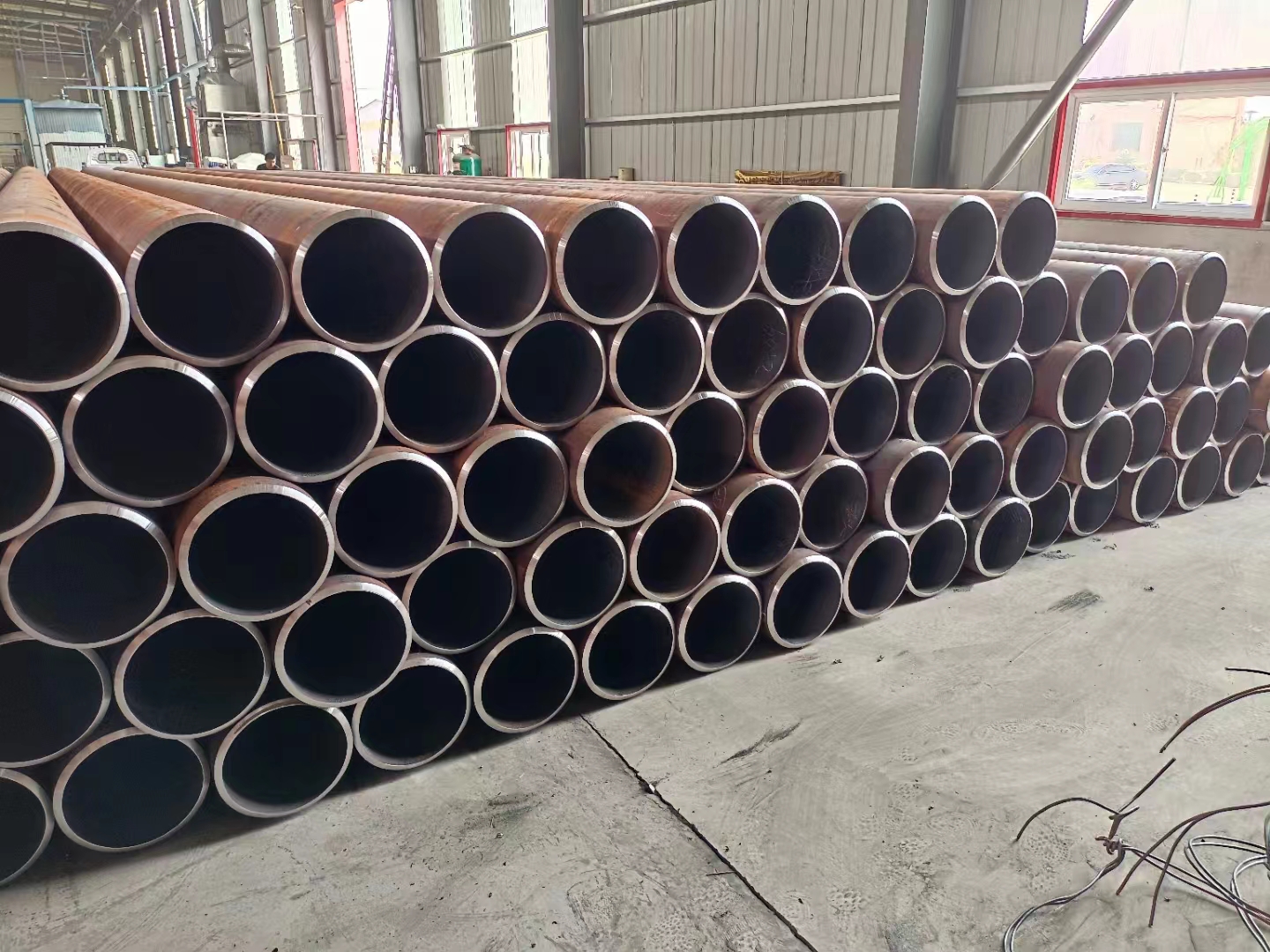 高周波ストレートシーム鋼管の製造工程
