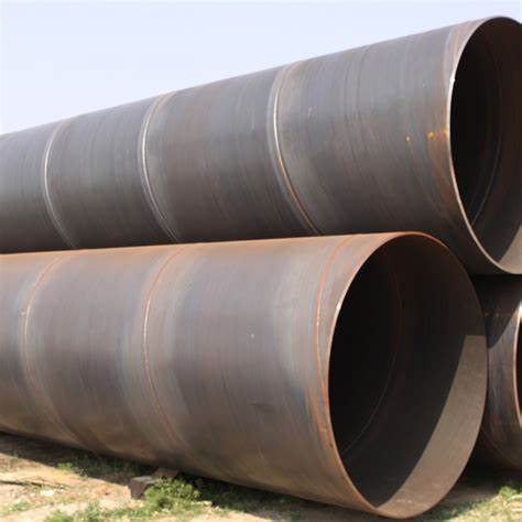 Production process of SSAW steel pipe