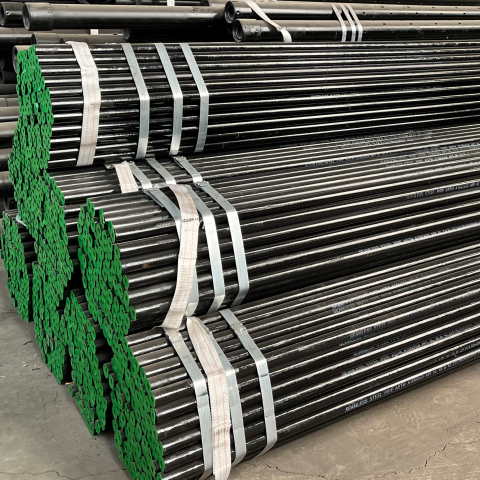 ASTM A106 Grade C SCH 80 Black Seamless Carbon Steel Pipes
