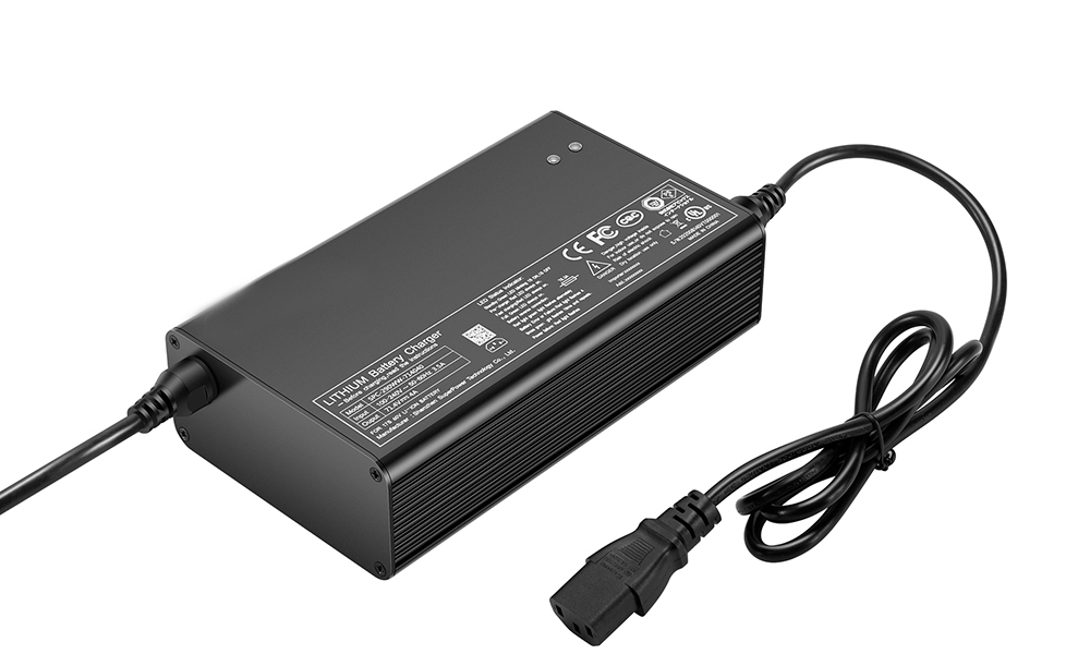 Smart design 87.6V 10A LiFePO4 battery charger For 24S LiFePO4