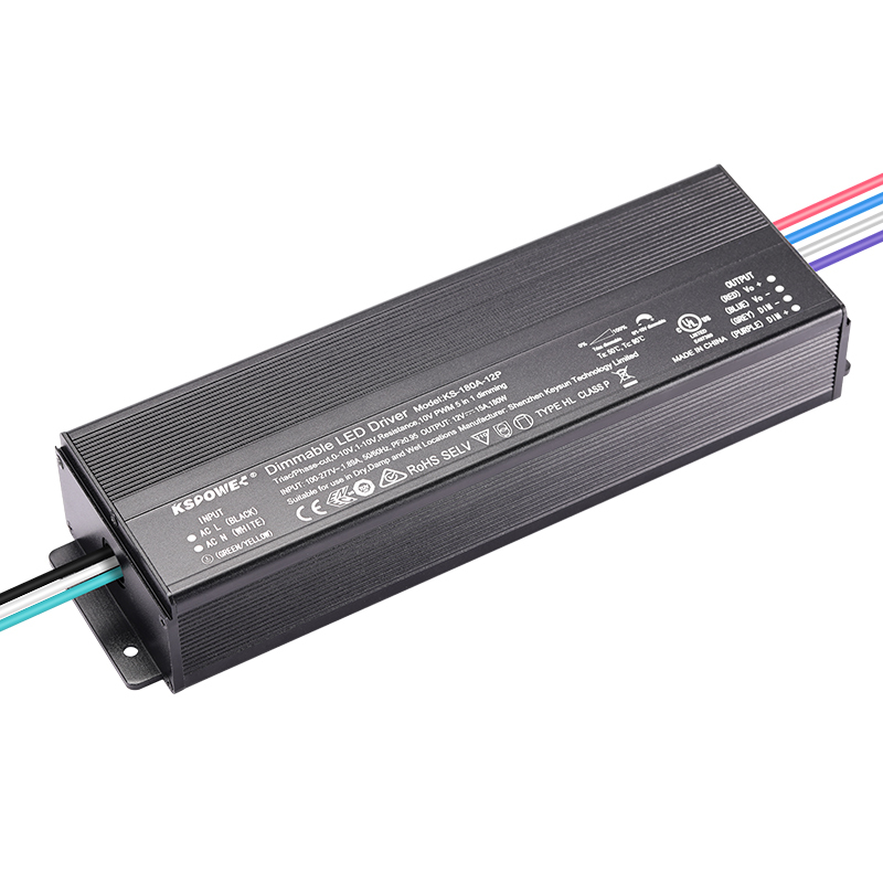Triac Phase-cut Dimmable 24V 320W dimmable led driver IP65 Class P UL/cUL listed with junction Box